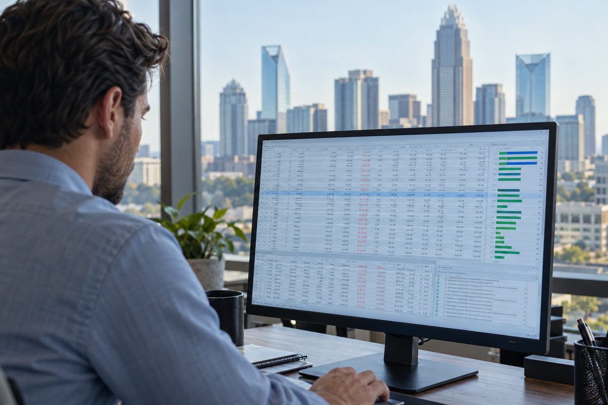Batch accounting and ledger automation console output